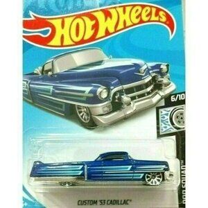 Die Cast Hot Wheels 2019 CUSTOM '53 CADILLAC #106 Rod Squad 6/10 1:64 Scale